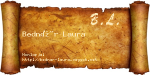 Bednár Laura névjegykártya