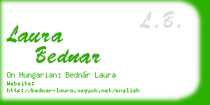laura bednar business card